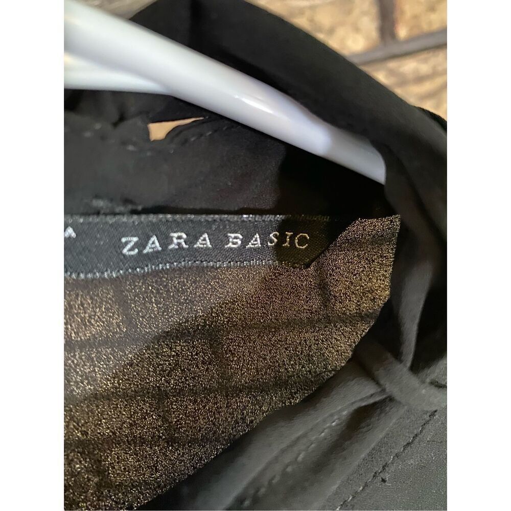 Zara Basic Button Up Blouse - Picture 3 of 6